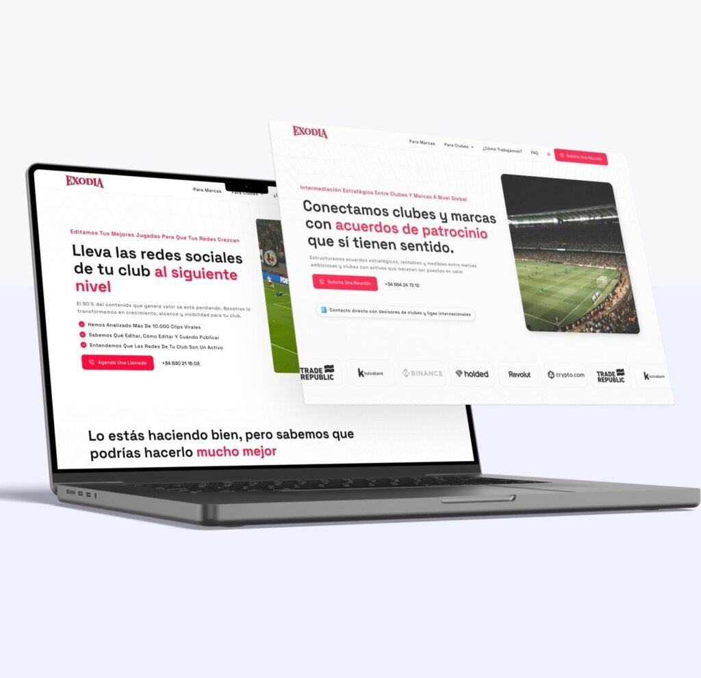 Diseños web de ASZ Agency en varios dispositivos